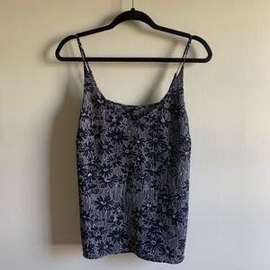 Banana Republic loose navy blue tank